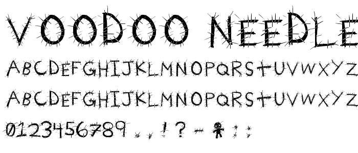Voodoo Needles font